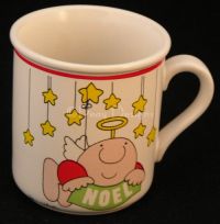 ZIGGY NOEL Christmas Coffee Mug Vintage